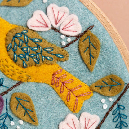 Dawn Chorus Appliqué Hoop Craft Kit