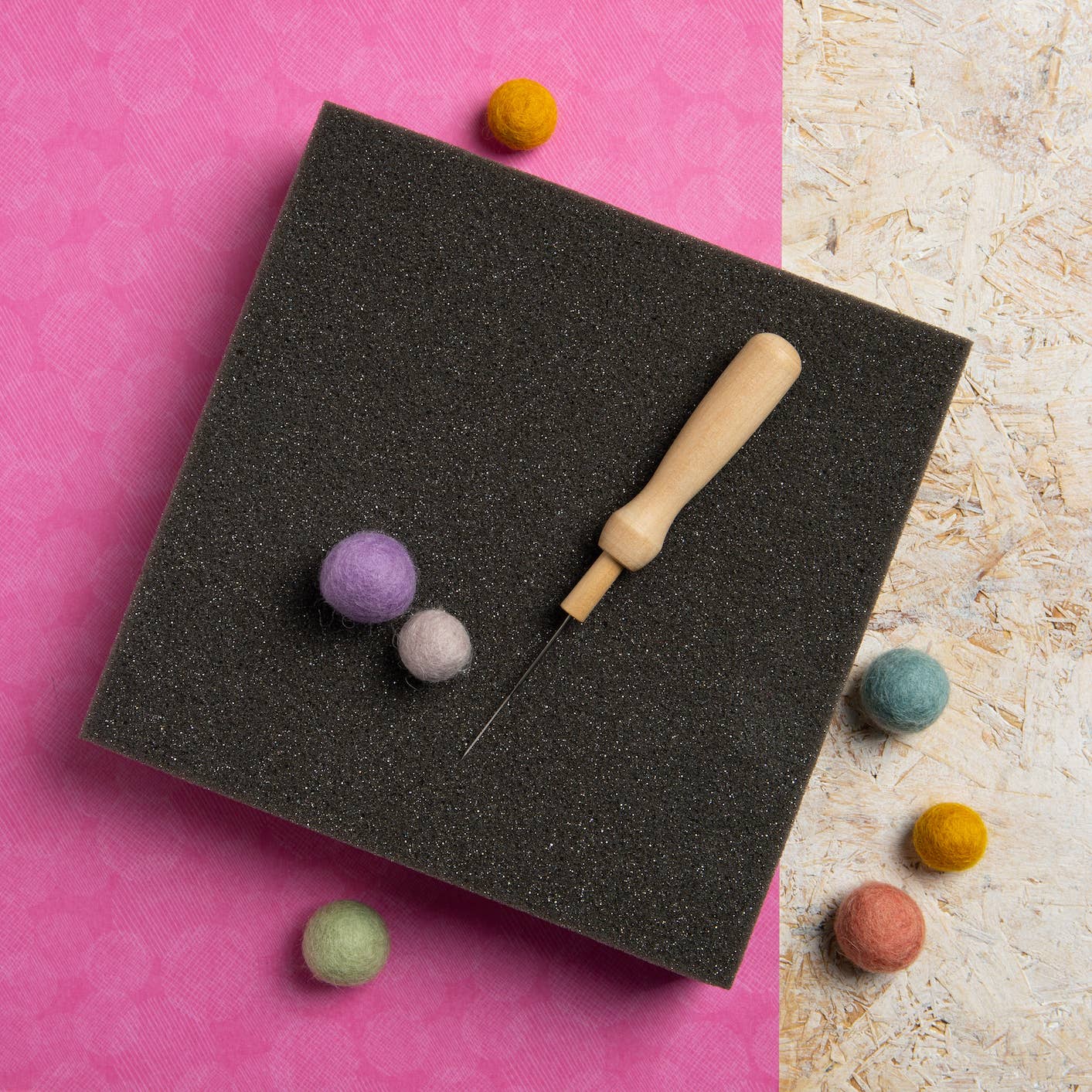 Needle felting foam pad