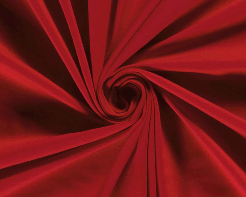 Red Cotton Lycra Jersey