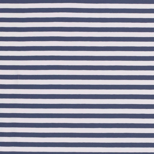 Indigo Yarn Dyed Jersey Stripe