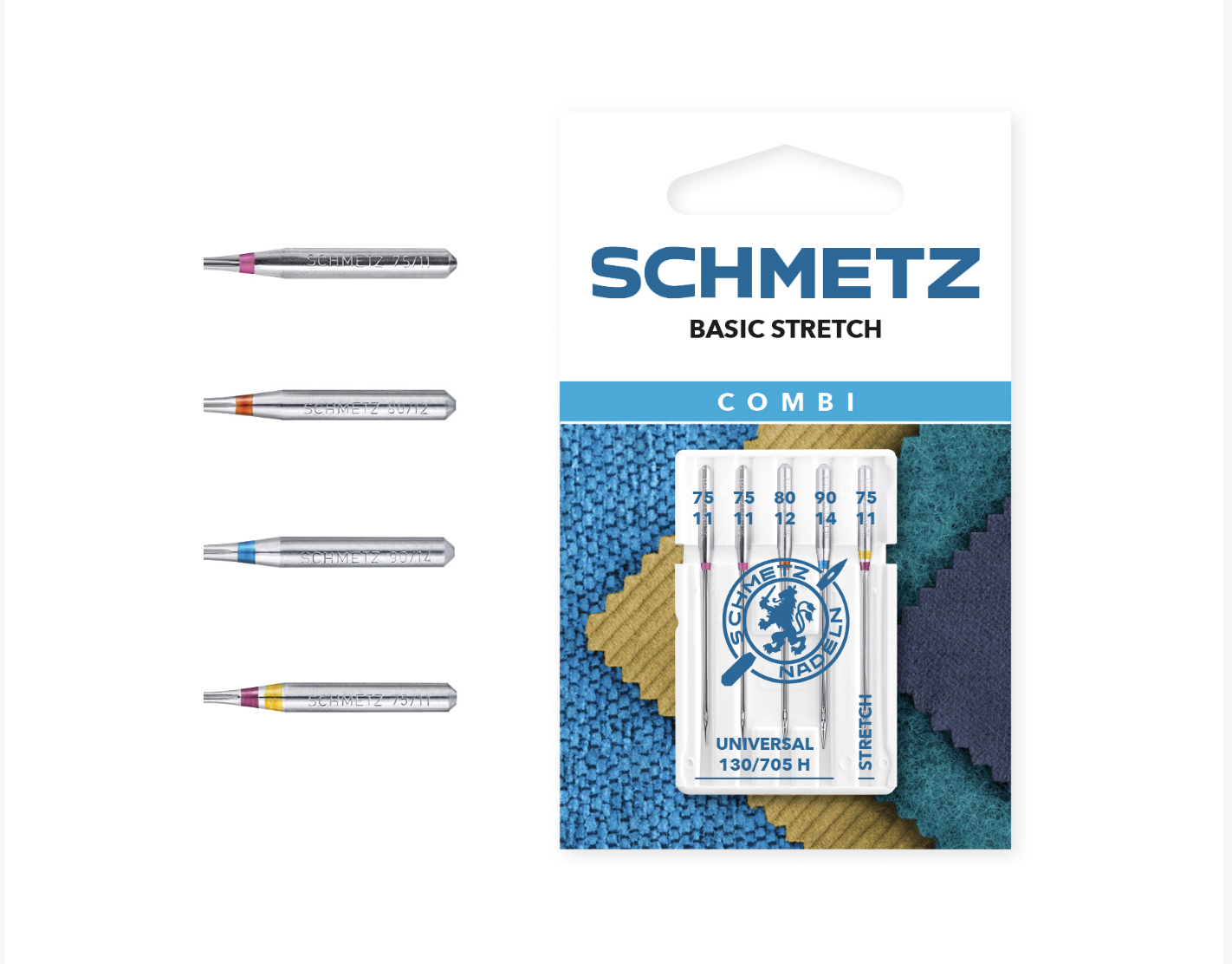 Sewing machine needles stretch variety pack