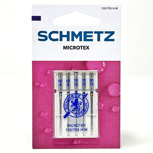 Microtex needle, size 60-80, 5 needles per pack