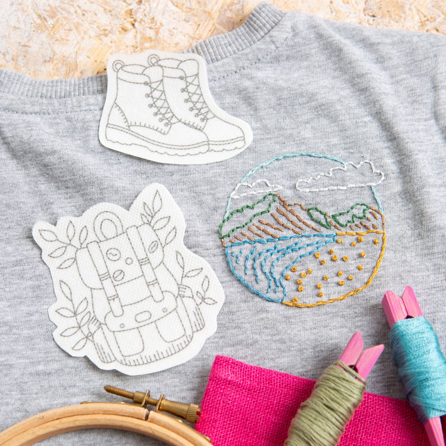 Wander stick and stitch