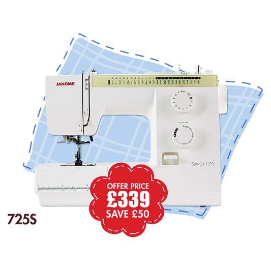 Janome 725S Mechanical Sewing Machine ***Sale Save £50***