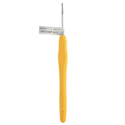 Soft Grip Crochet Hook 3.5 mm yellow image 0