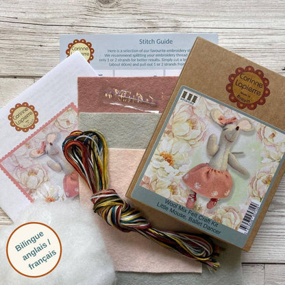 Little Mouse The Ballet Dancer Felt Craft Mini Kit
