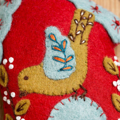 Folk Birdhouse Felt Craft Mini Kit