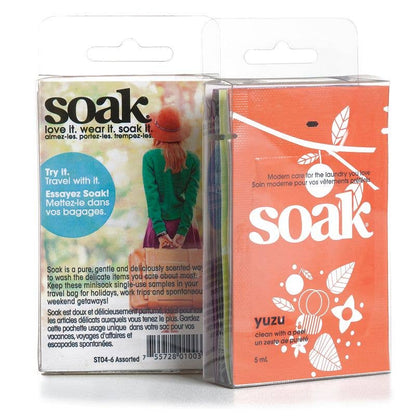 Soak® Laundry Soap - Minisoak Travel Pack - Assorted