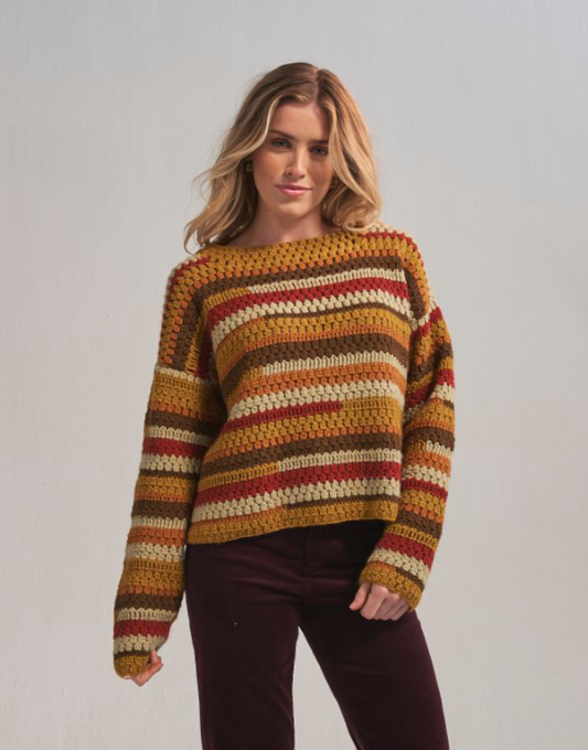New Terrain Sweater  - Crochet Pattern             