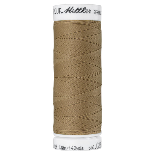 Mettler Seraflex Thread - Stretches up to 65% - Colour: Caramel Cream