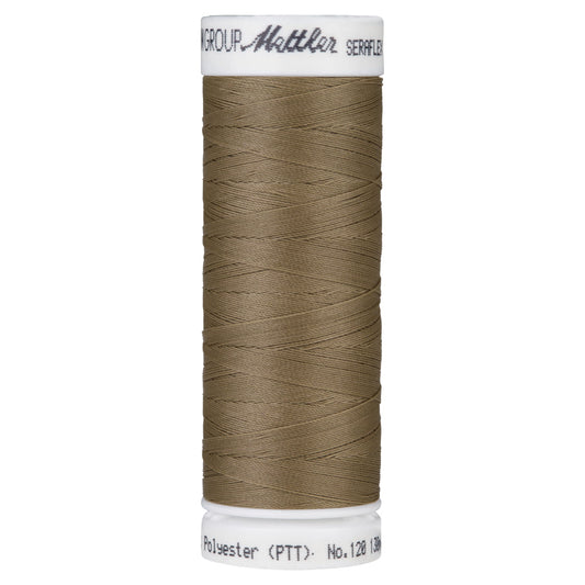 Mettler Seraflex Thread - Stretches up to 65% - Colour: Brown Mushroom