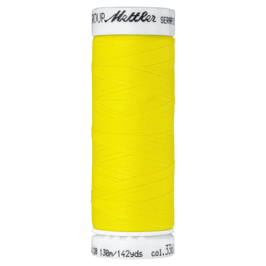 Mettler Seraflex Thread - Stretches up to 65% - Colour: Lemon