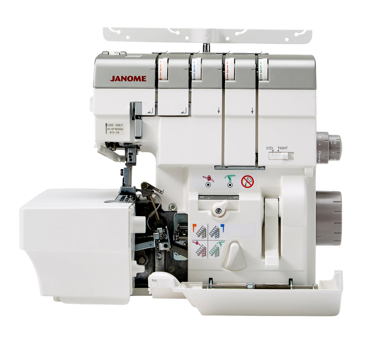 Janome AT2000D Air Thread Overlocker with 2, 3 or 4 thread overlock and rolled hem ***Special Purchase - Save £300 and Free Maderia Threads worth £40+***