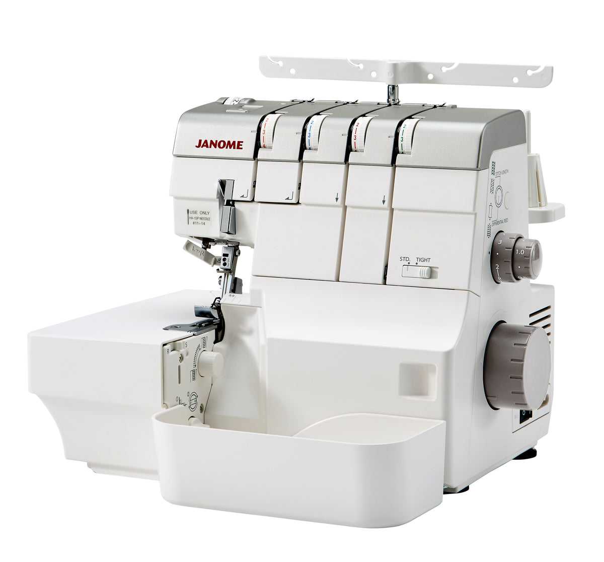 Janome AT2000D Air Thread Overlocker with 2, 3 or 4 thread overlock and rolled hem ***Special Purchase - Save £300 and Free Maderia Threads worth £40+***