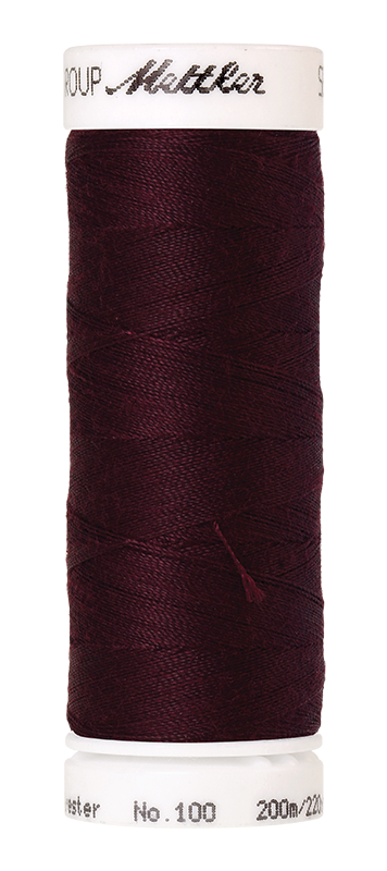 Mettler Seraflex Thread - Stretches up to 65% - Colour: Beet Red