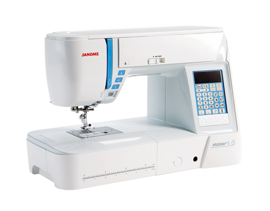 Janome Atelier 5 - Longer Arm Space Computerised Sewing Machine ***Limited Offer save £200***