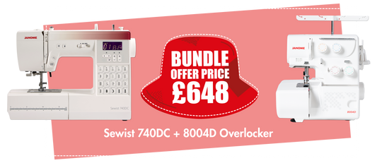 Combo Autumn Offer - Sewist 740DC and 8004D Overlocker