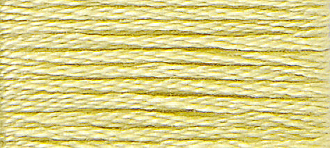 DMC Mouliné Stranded Cotton:  8m: Skein - Lemon Drop