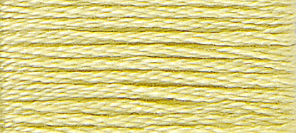 DMC Mouliné Stranded Cotton:  8m: Skein - Lemon Drop