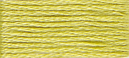 DMC Mouliné Stranded Cotton:  8m: Skein - Citrus Yellow
