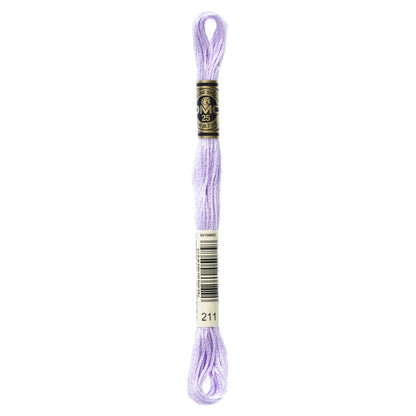 Mouliné Stranded Cotton:  8m: Skein - Pearlescent Light Parma Violet