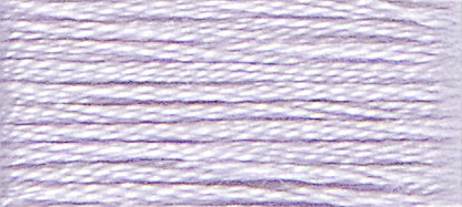 DMC Mouliné Stranded Cotton:  8m: Skein - Cornflower White