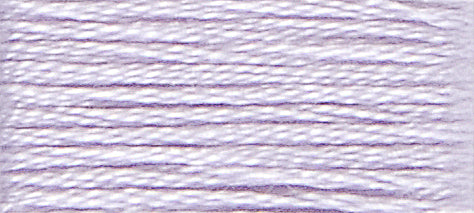 DMC Mouliné Stranded Cotton:  8m: Skein - Cornflower White
