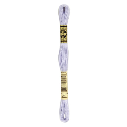 Mouliné Stranded Cotton:  8m: Skein - Lavender White