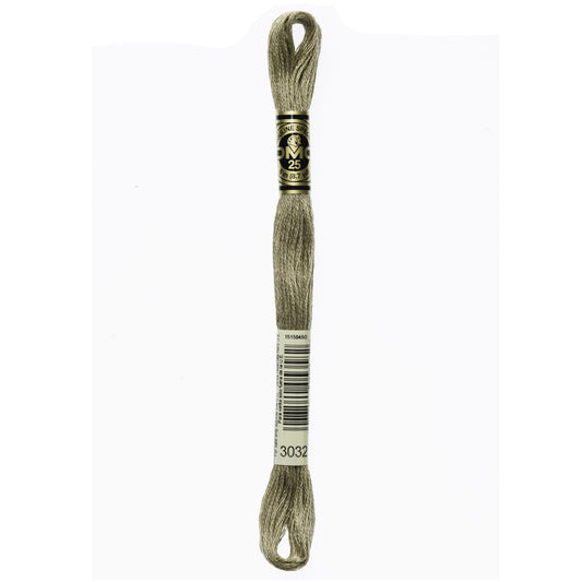 Mouliné Stranded Cotton:  8m: Skein - Stone