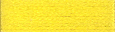 DMC Mouliné Stranded Cotton:  8m: Skein - Lemon.