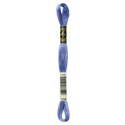 Mouliné Stranded Cotton:  8m: Skein - Light Indigo