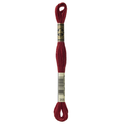 Mouliné Stranded Cotton:  8m: Skein - Red Brown