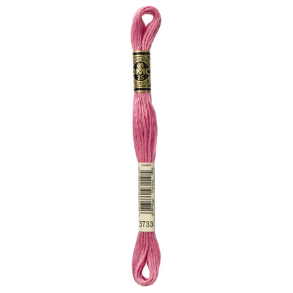 Mouliné Stranded Cotton:  8m: Skein - Pink Hollyhock
