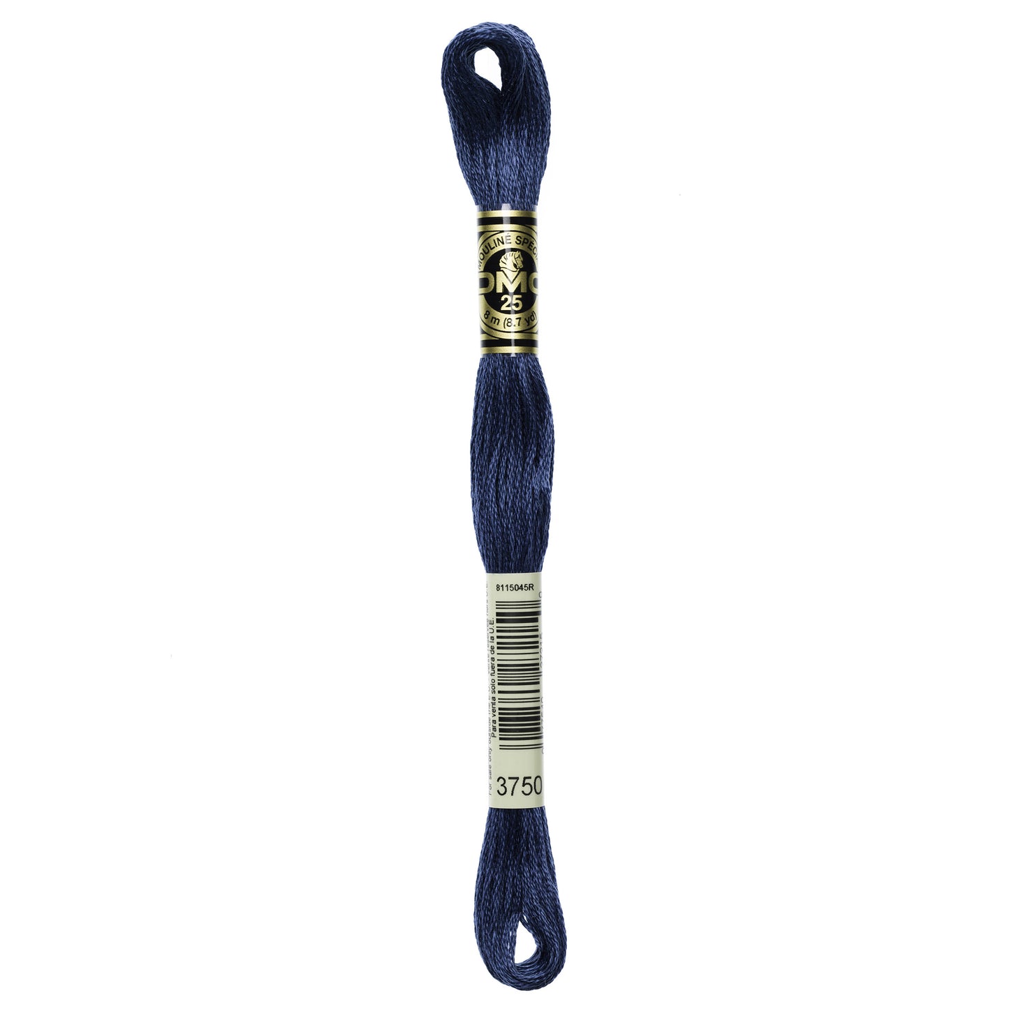 Mouliné Stranded Cotton:  8m: Skein - Dark Petrol Blue