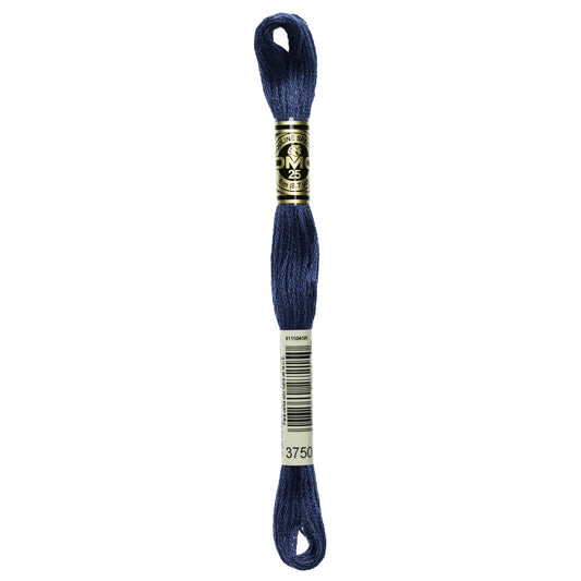 Mouliné Stranded Cotton:  8m: Skein - Dark Petrol Blue