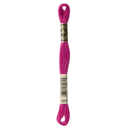Mouliné Stranded Cotton:  8m: Skein - Fuschia
