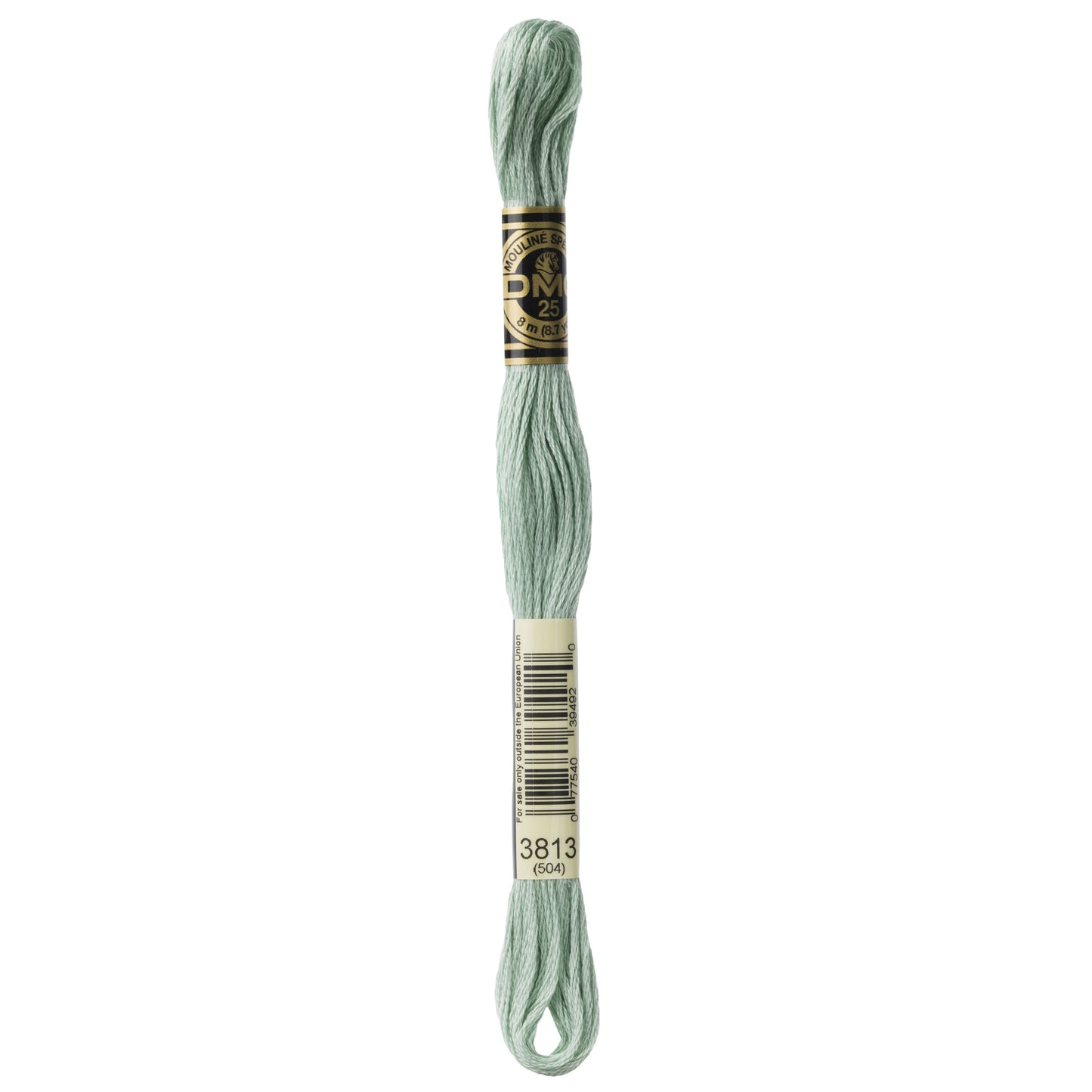 Mouliné Stranded Cotton:  8m: Skein - Lichen Green