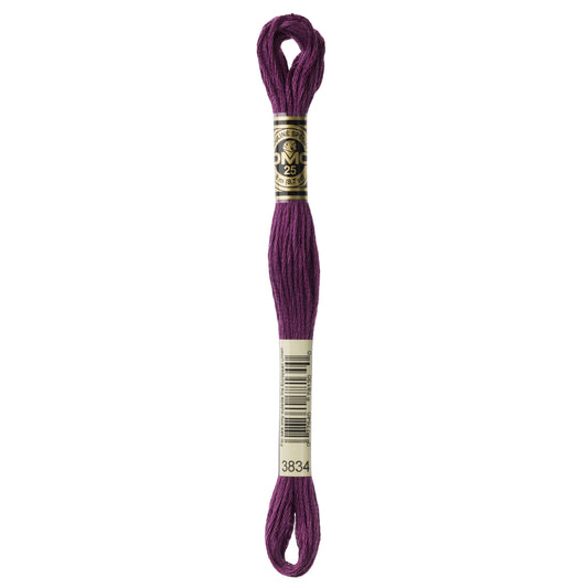 Mouliné Stranded Cotton:  8m: Skein - Red Grape