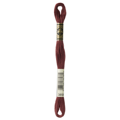 Mouliné Stranded Cotton:  8m: Skein - Rose Brown