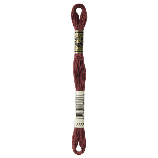 Mouliné Stranded Cotton:  8m: Skein - Rose Brown