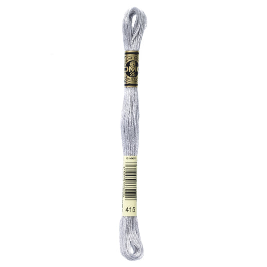 Mouliné Stranded Cotton:  8m: Skein - Metalic Chrome