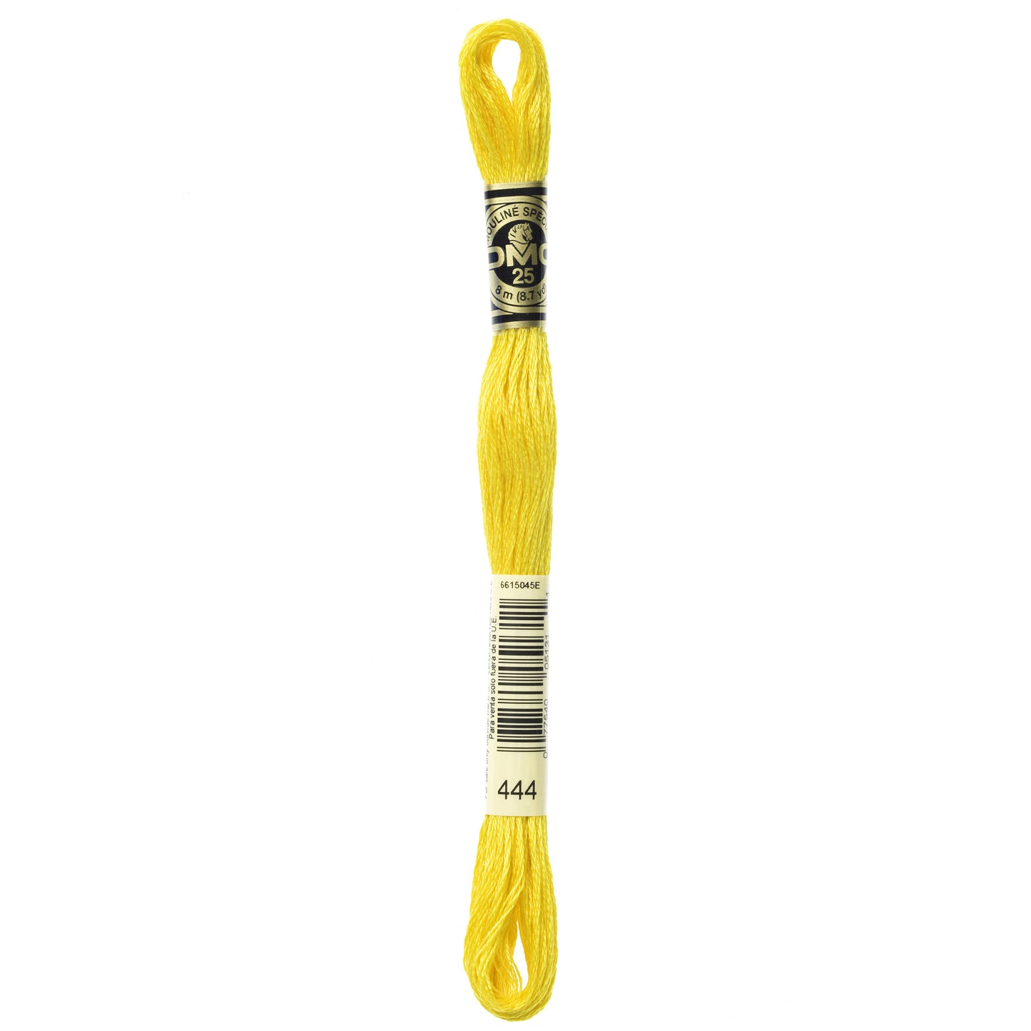 Mouliné Stranded Cotton:  8m: Skein - Bright Yellow