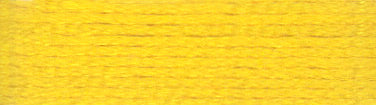 DMC Mouliné Stranded Cotton:  8m: Skein - Bright Yellow