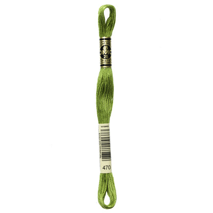 Mouliné Stranded Cotton:  8m: Skein - Olive Green
