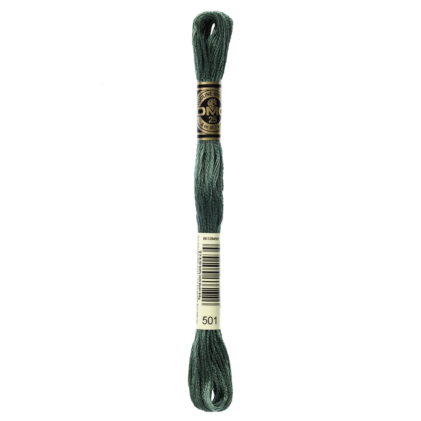Mouliné Stranded Cotton:  8m: Skein - Pond Green