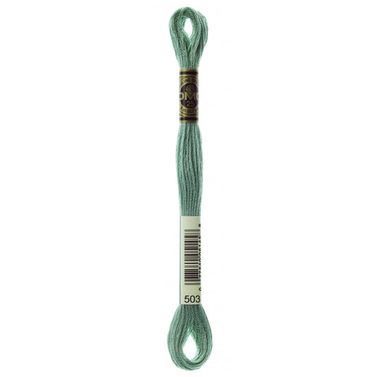 Mouliné Stranded Cotton:  8m: Skein - Thyme Green