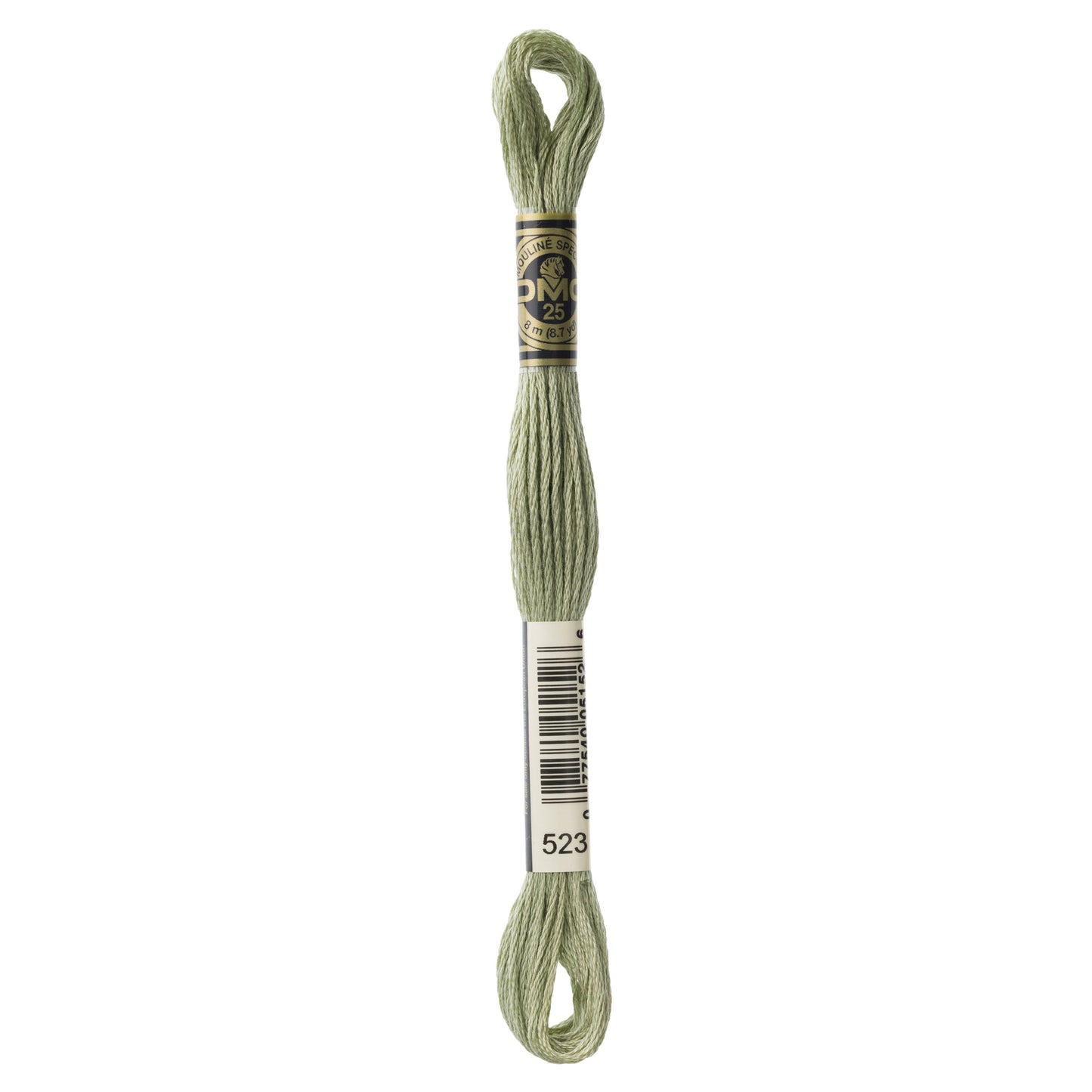 Mouliné Stranded Cotton:  8m: Skein - Green Ash