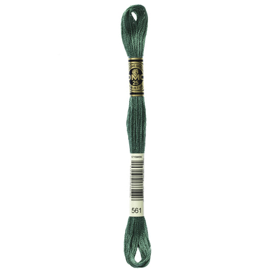 Mouliné Stranded Cotton:  8m: Skein - Cypress Green