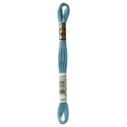 Mouliné Stranded Cotton:  8m: Skein - Pack Ice Blue