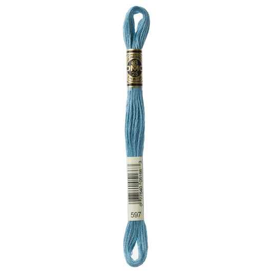 Mouliné Stranded Cotton:  8m: Skein - Pack Ice Blue